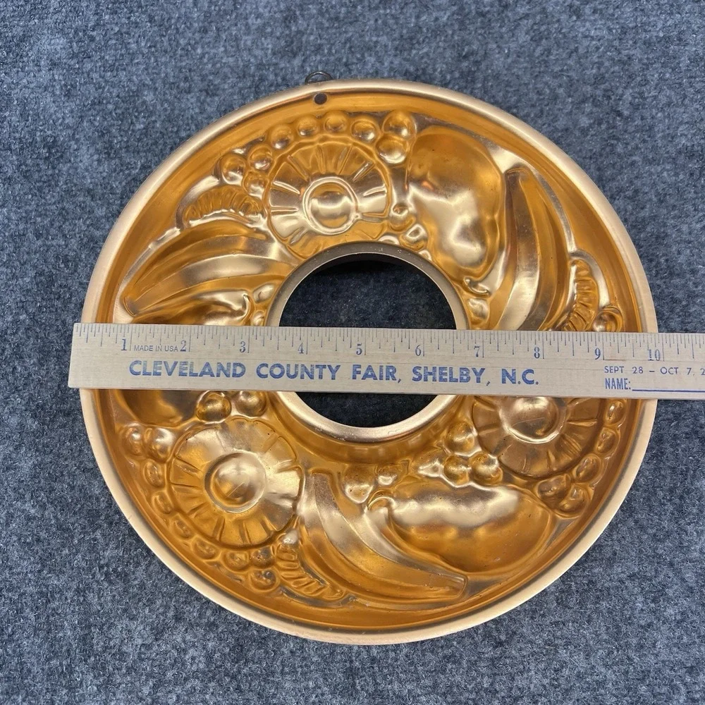 Vtg Copper Colored 10